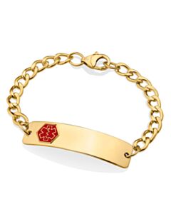 10ct Rolled Gold Classic Red Bracelet