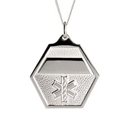 Buy Sterling Silver Classic Necklace Universal Medical ID