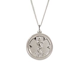 Sterling silver medallion necklace 2025