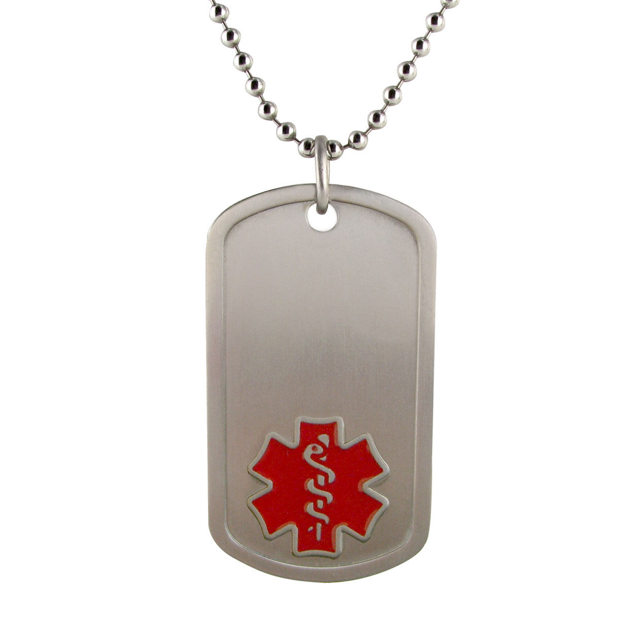 Mens titanium discount medical id bracelets