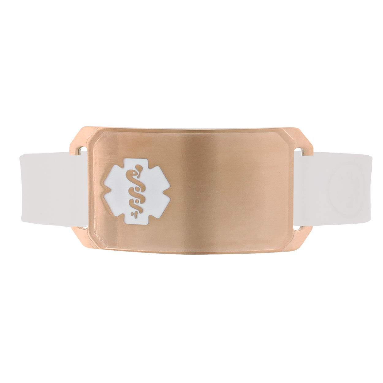 Rose gold silicone band best sale