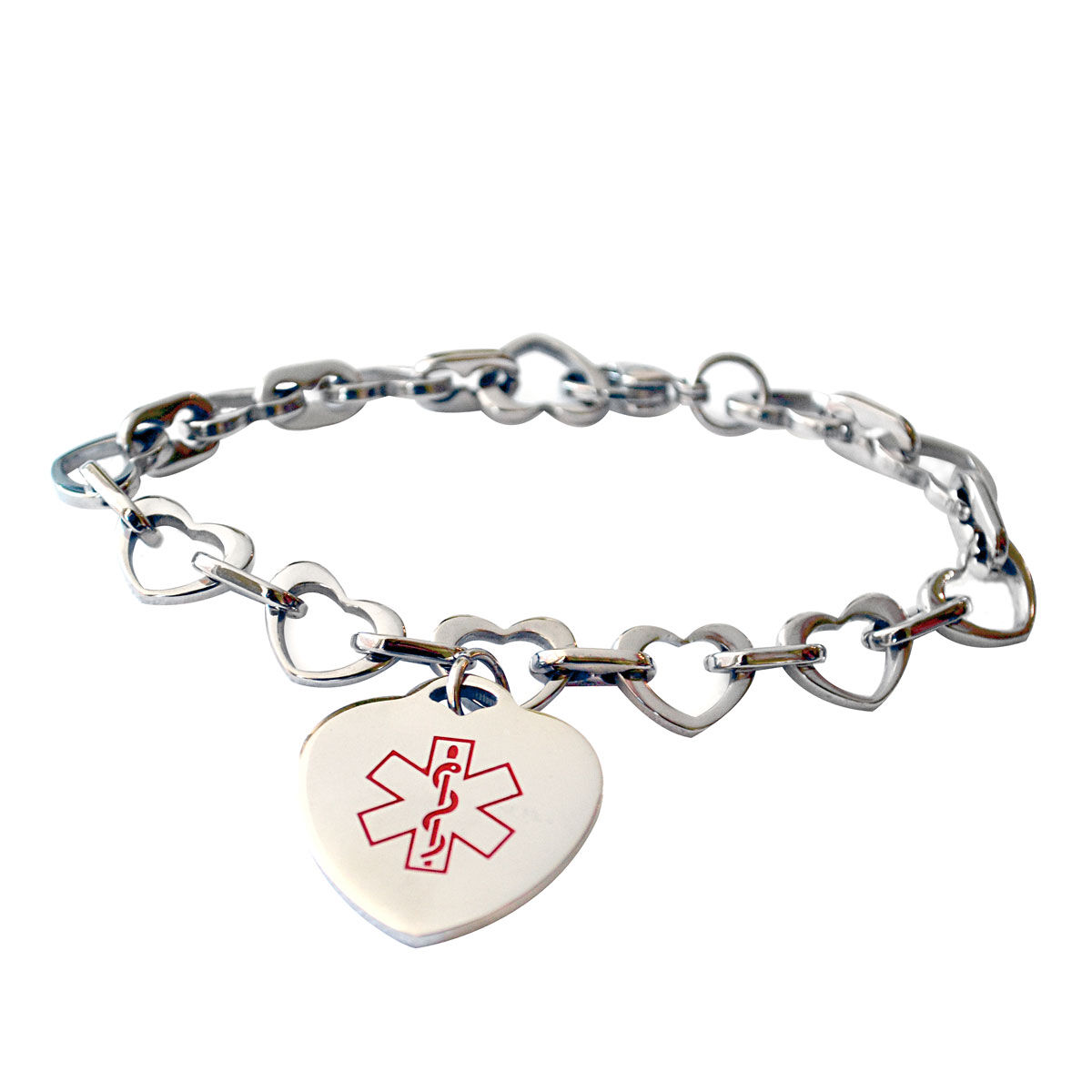 Stainless steel discount diabetic bracelets