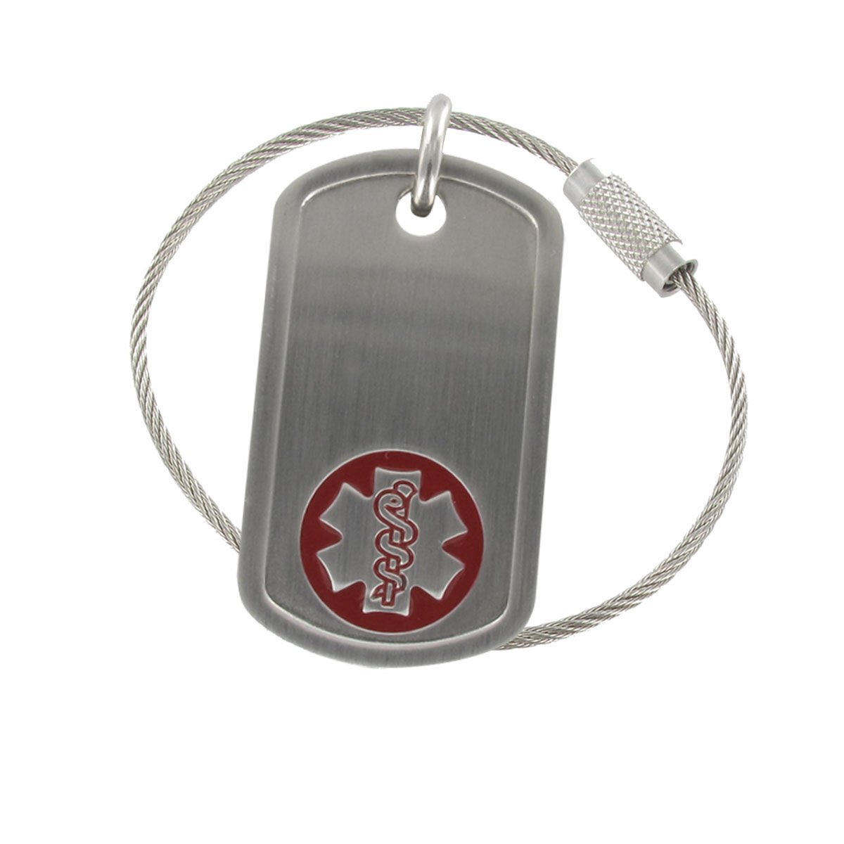 Keychain id tag sales