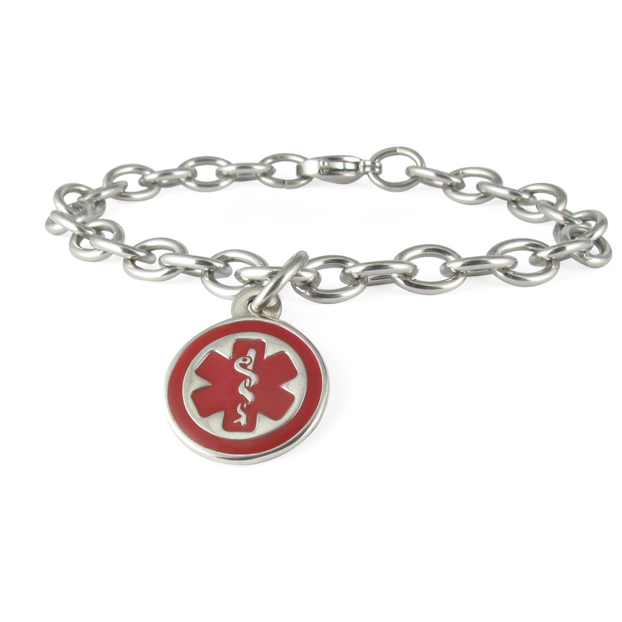 Stainless Steel Mini Pendant Charm Bracelet