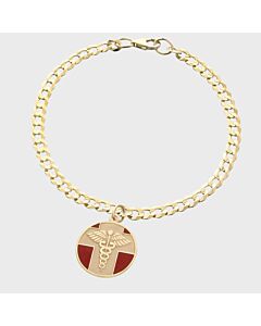 14ct Gold Vintage Charm Bracelet 