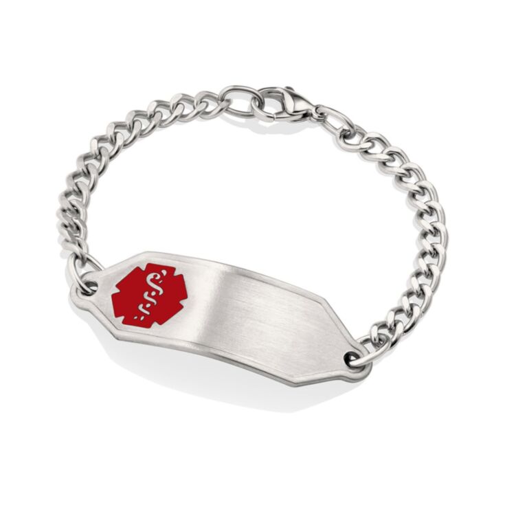 Small Stainless Steel Classic Red Bracelet