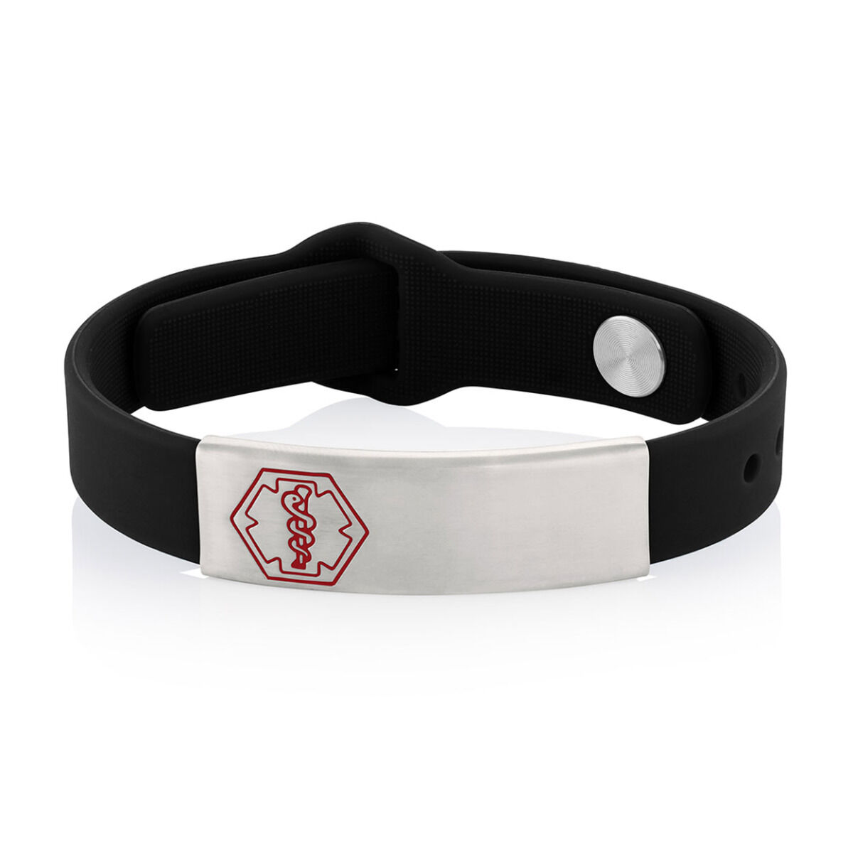 Silicone Medical Id Bracelets With Chip And Waterproof Custom