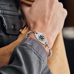 Stainless Mingle on Tennis Bracelet