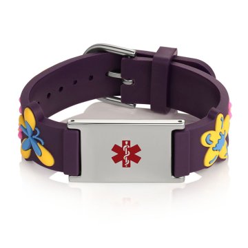 Floral Butterfly Action Bracelet