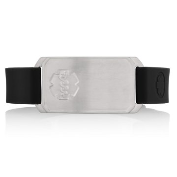 Stainless Steel Large Flex on Silicone Pro - Backup ID