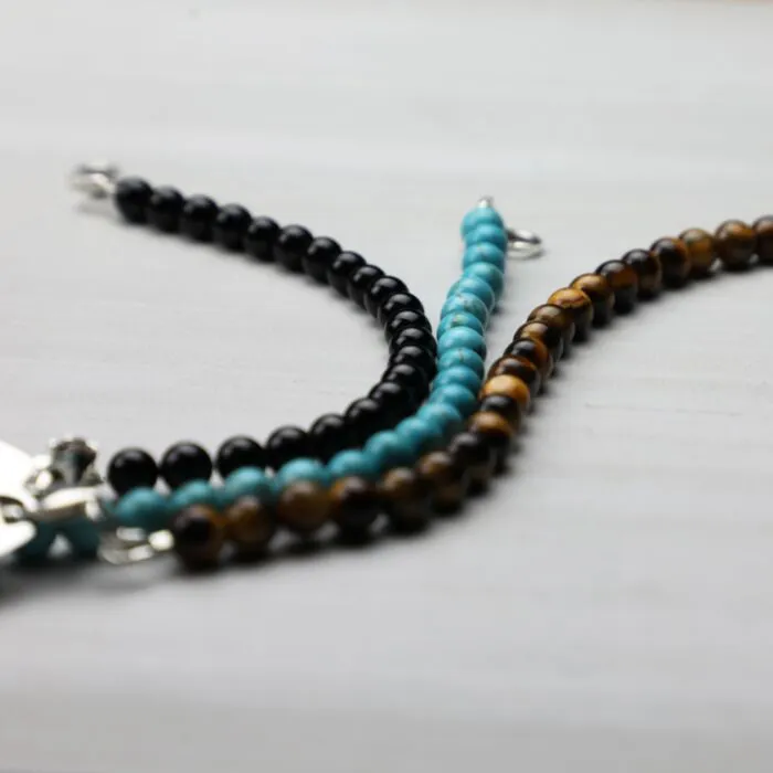 Beaded medical id bracelets new arrivals
