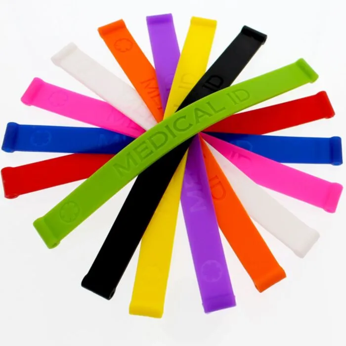 Silicone medical id online