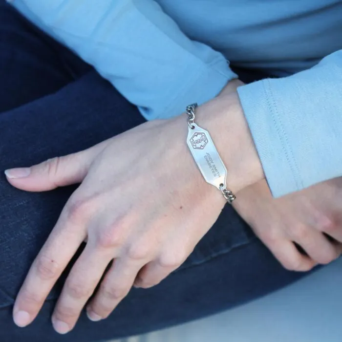 Small medical deals alert bracelet