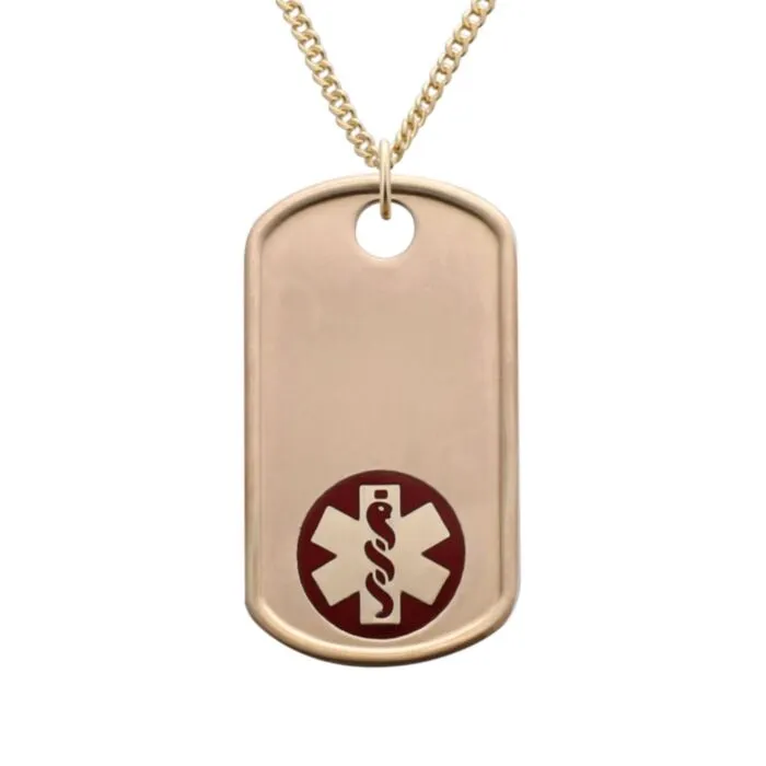 Military style necklace hot sale
