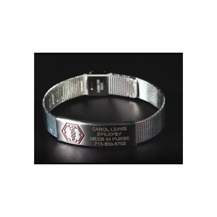 Metal id clearance bracelet