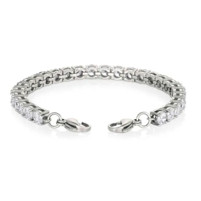 Stainless steel new arrivals tennis bracelet
