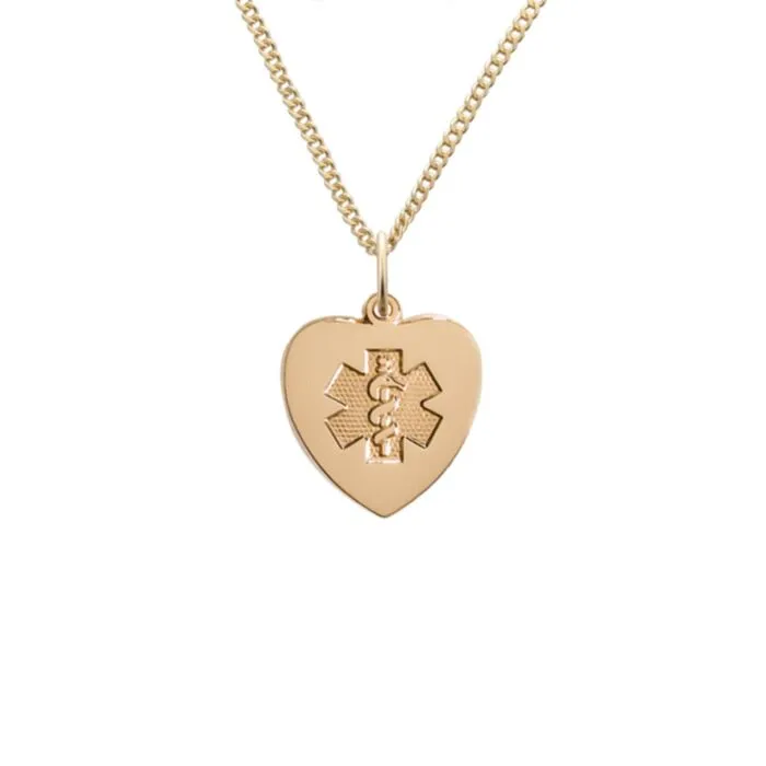 10k heart outlet necklace