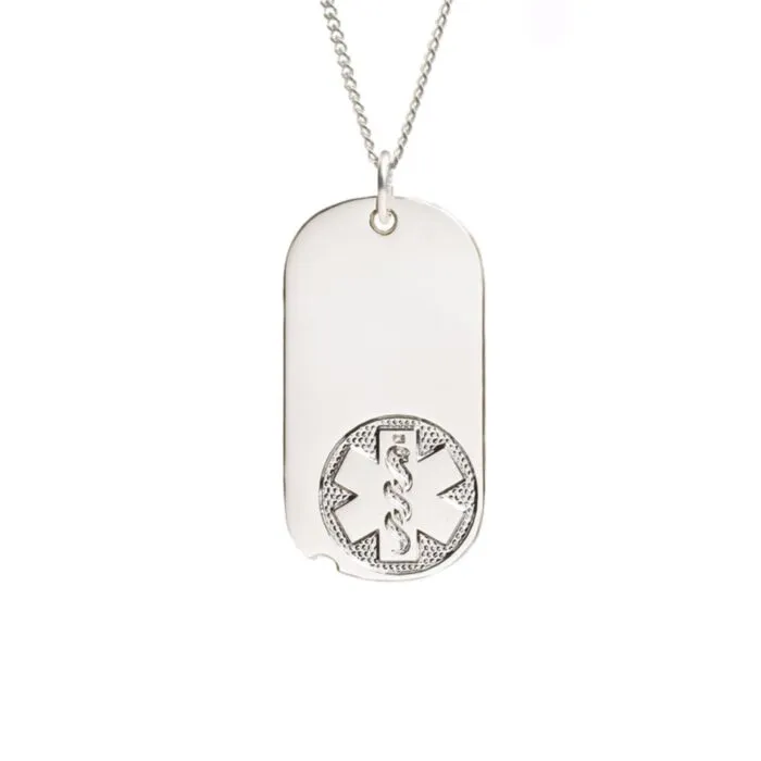 Id necklace silver outlet