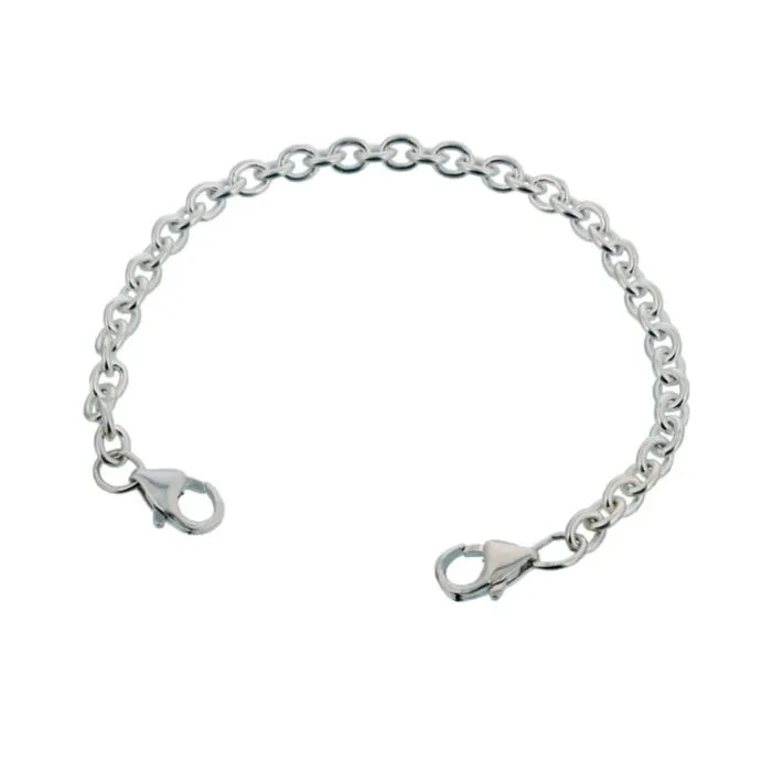 Silver cheap band bracelet