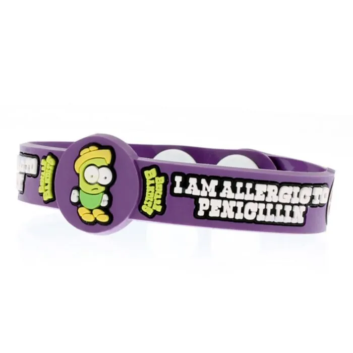 Silicone allergy bracelet outlet