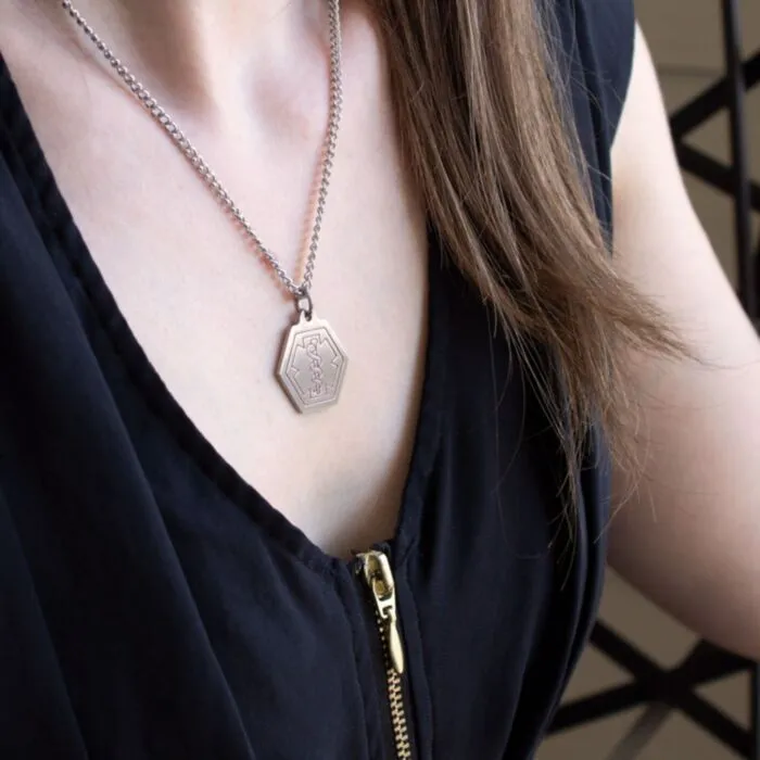 Stainless necklace sales
